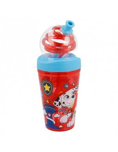 Vaso bombilla espiral PAW PATROL