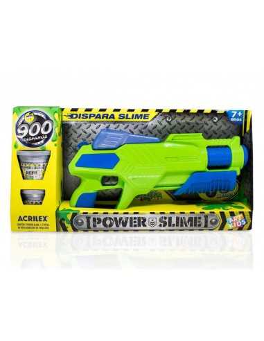 Pistola power slime verde, ACRILEX